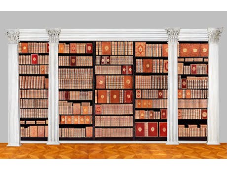 Dekorative Sammlung von 619 Büchern mit vergoldeten Wappen außergewöhnlicher Persönlichkeiten, 16. bis 18. Jahrhundert 